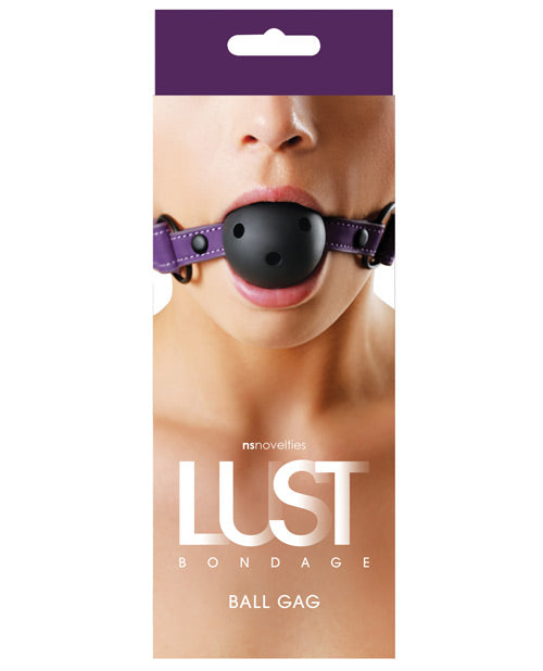 Mordaza de bola Lust Bondage - Morado