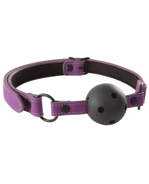 Mordaza de bola Lust Bondage - Morado
