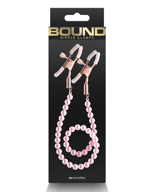 Pinzas para pezones Bound DC1 - Rosado