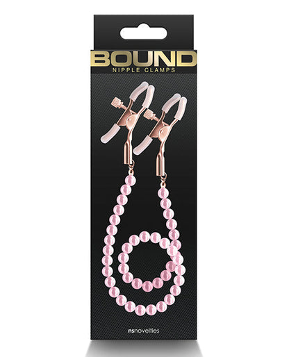 Pinzas para pezones Bound DC1 - Rosado