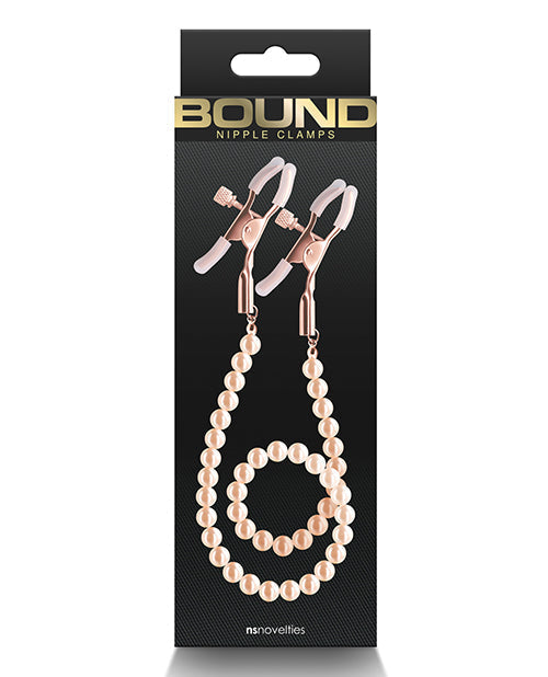 Mordazas para pezones Bound DC1 - Oro Rosa