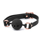 Mordaza tipo pelota Bondage Couture - Negra