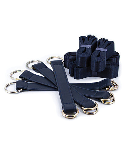 Correas de sujeción Bondage Couture - Azul