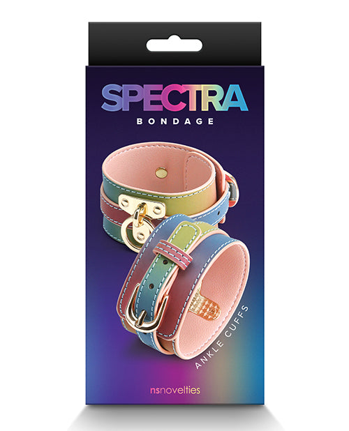 Grilletes Spectra Bondage para tobillo - Arcoíris