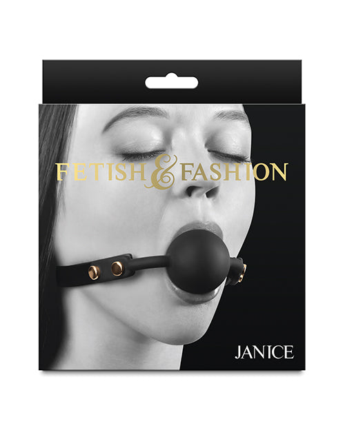 Fétichisme & Mode Balle Baillon Janice - Noir