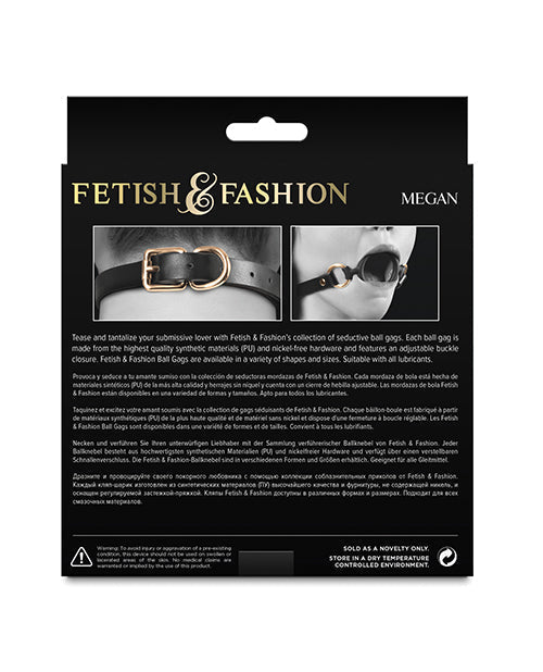 Fetish & Fashion Balle-Bâillon Megan - Noir
