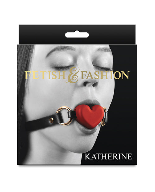 Fetichismo y moda Mordaza de bola Katherine - Roja