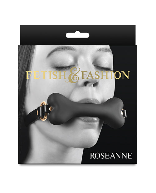 Mordaza de bola Fetish & Fashion Roseanne - Negra