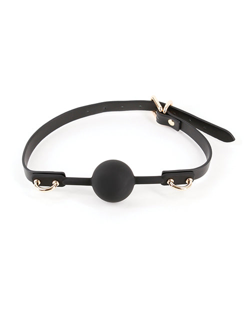 Bâillon en Boule Noir Fetish & Fashion Carol