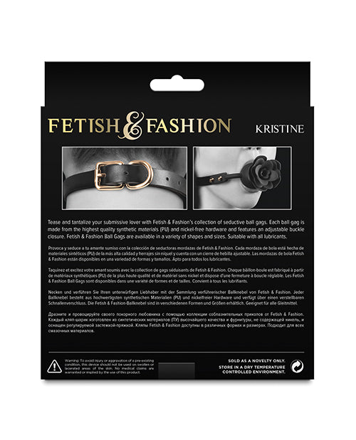 Fetish y Moda Mordaza de Bola Kristine - Negra