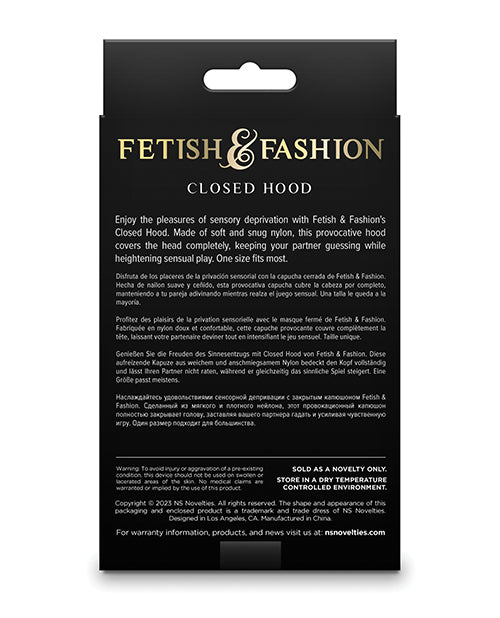 Fetish & Fashion Cagoule Fermée - Blanche