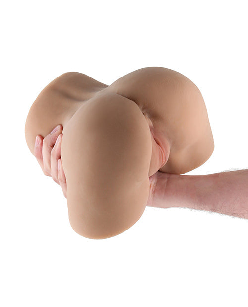 Gode Rosie Réaliste Chatte & Anus – Marron