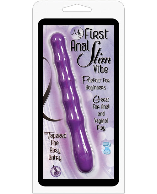 Mon premier vibromasseur anal fin - Violet