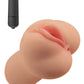 Masturbador de coño y culo vibrador siempre cachondo - Carne