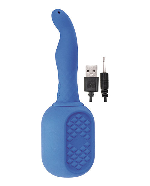 Douche vibrante - Bleue