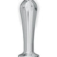 Ass-sation Ampoule anale vibrante en métal à distance - Argent