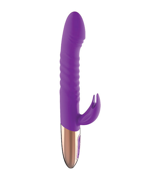 Vibromasseur Poussant Déesse | Vibromasseur Point G Plaisir | Vibromasseur Clitoridien Violet | Meilleur Vibromasseur pour Femmes