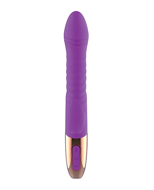 Vibromasseur Poussant Déesse | Vibromasseur Point G Plaisir | Vibromasseur Clitoridien Violet | Meilleur Vibromasseur pour Femmes