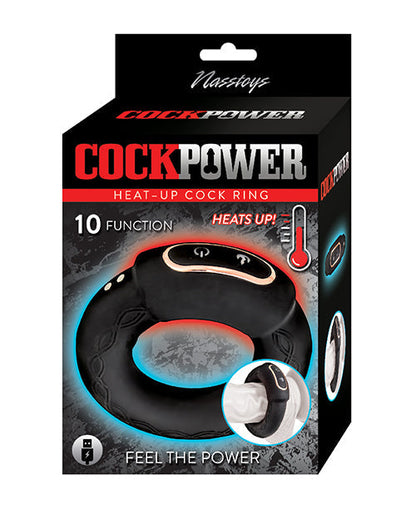 Cockpower Heat up Cock Ring - Noir