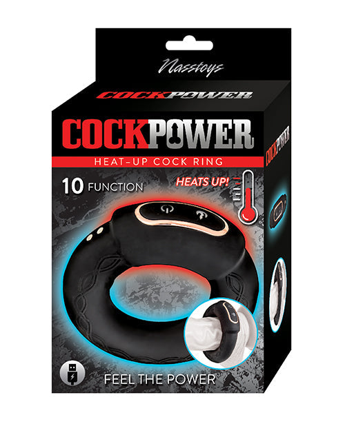 Anillo para pene Cockpower Heat up - Negro