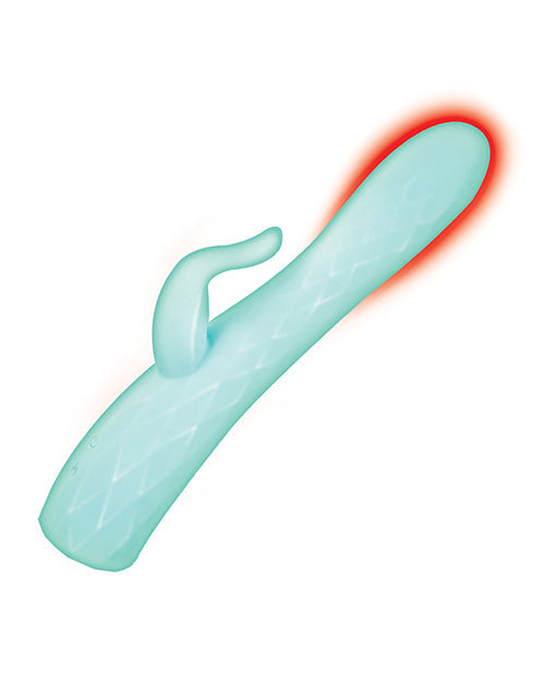 Vibromasseur Lapin Chauffant Goddess | Vibromasseur Clitoridien Rotatif | Vibromasseur Point G Aqua | Meilleur Vibromasseur pour Femme