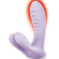 Vibromasseur Lapin Chauffant Goddess Heat-Up | Vibromasseur Lapin Point G | Vibromasseur Clitoridien Lavande | Meilleur Vibromasseur pour Femme