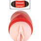 Delite Masturbador Oral y Vaginal de Doble Entrada - Blanco