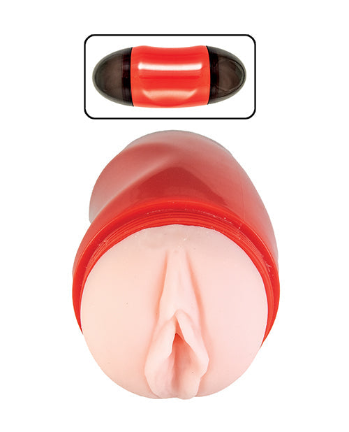 Delite Masturbador Oral y Vaginal de Doble Entrada - Blanco