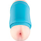 Masturbateur oral et anal Delite Two Ways - Blanc