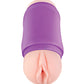 Delite Two Ways Masturbador de Vagina y Ano - Blanco