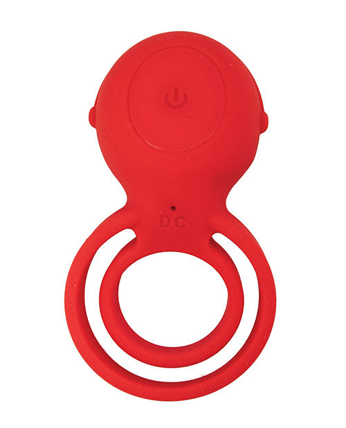 Anillo vibrador definitivo para pene Cockpower - Rojo