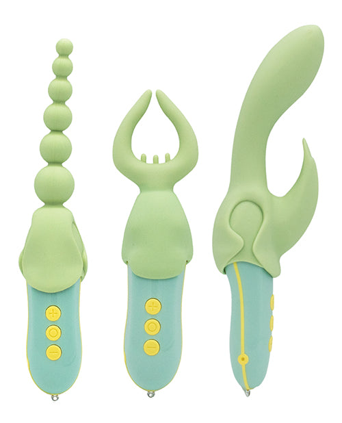 Lot de 3 jouets Natalie's Toy Box | Vibromasseur lapin Pleasure Hunter | Vibromasseur anal Mint | Vibromasseur bullet