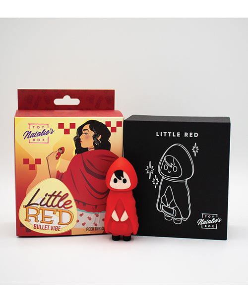 Vibromasseur pare-balles "Little Red Bullet" de Natalie's Toy Box - Rouge