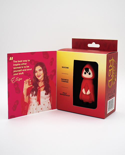 Vibromasseur pare-balles "Little Red Bullet" de Natalie's Toy Box - Rouge