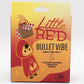 Vibromasseur pare-balles "Little Red Bullet" de Natalie's Toy Box - Rouge