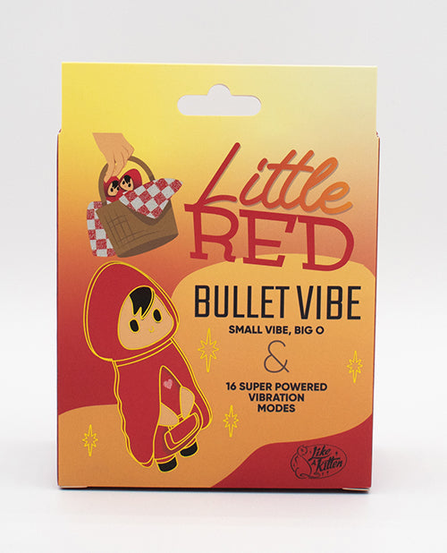 Vibromasseur pare-balles "Little Red Bullet" de Natalie's Toy Box - Rouge