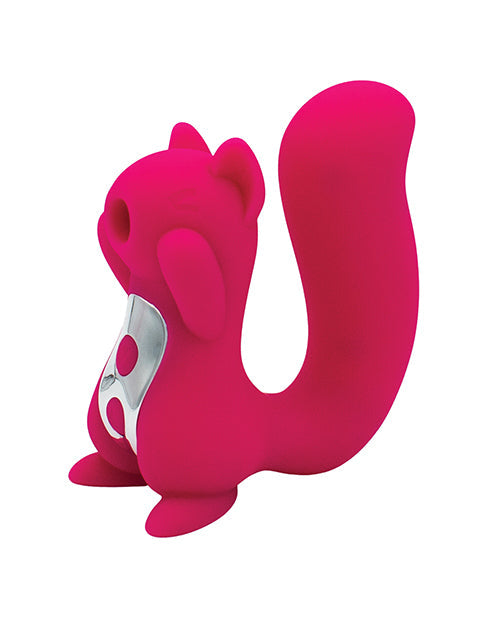 La boîte à jouets de Natalie : Écureuil hurlant pulsant et vibrant - Rouge