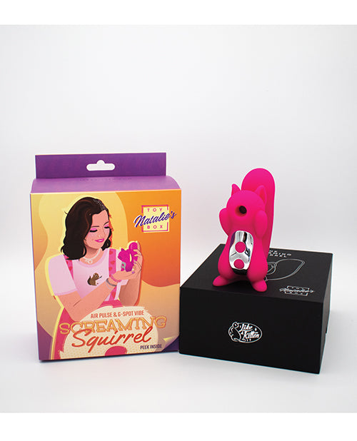 Ardilla Chillona de Natalie's Toy Box Vibrante y con Pulso - Roja