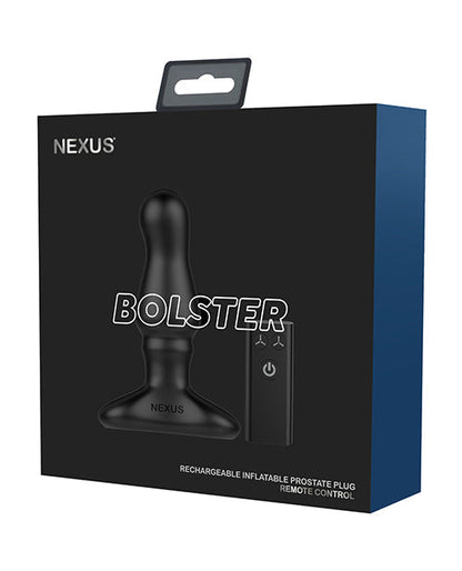 Prótesis anal Nexus Bolster con punta inflable - Negro