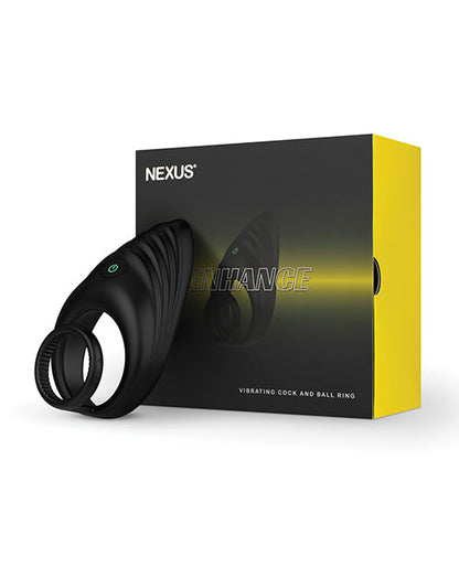 Anillo para pene y testículos Nexus Enhance - Negro