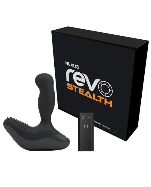 Masajeador de Próstata Rotatorio con Control Remoto Nexus Revo Stealth - Negro