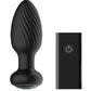Nexus Tornado Rotating & Vibrating Small Butt Plug - Black