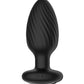 Nexus Tornado Rotating & Vibrating Medium Butt Plug w/Remote - Black