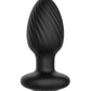 Nexus Tornado Rotating & Vibrating Large Butt Plug w/Remote - Black