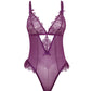 Body Katana en résille et dentelle - Violet 1X/2X