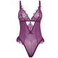 Teddy Katana en maille et dentelle - Violet S/M