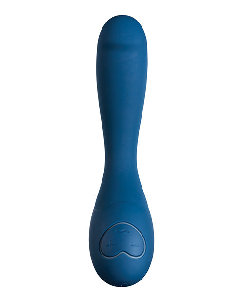 Vibrador Bluetooth OhMiBod | Vibrador controlado por aplicación Nex 2 de 2.ª generación | Vibrador de teléfono azul marino