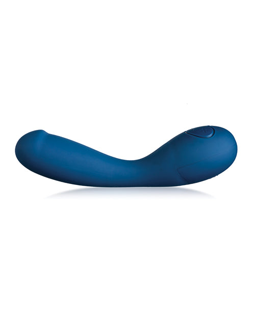 Vibrador Bluetooth OhMiBod | Vibrador controlado por aplicación Nex 2 de 2.ª generación | Vibrador de teléfono azul marino