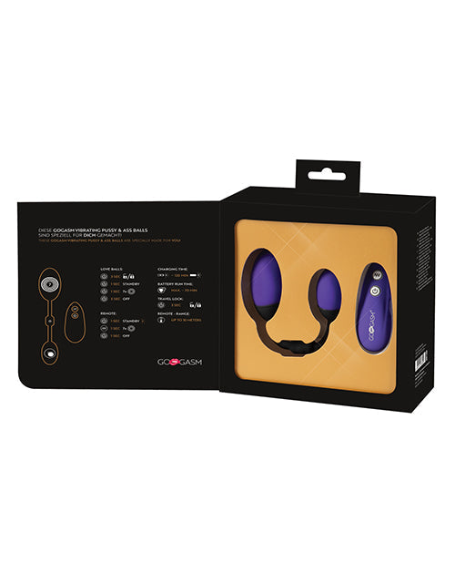 GoGasm Boules Vibrantes Vaginales et Anales - Violet