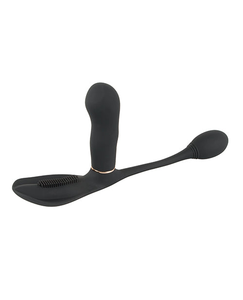 Vibromasseur Vaginal et Anal GoGasm - Noir